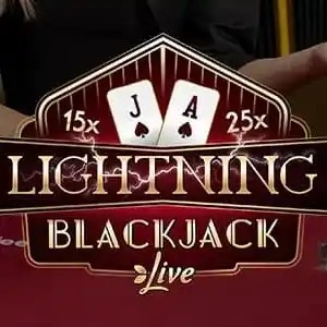 Lightning Blackjack game by Evolution – logo hosted on Alf Casino