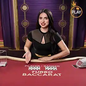 Turbo Baccarat slot logo by Pragmatic Play at Alf Casino